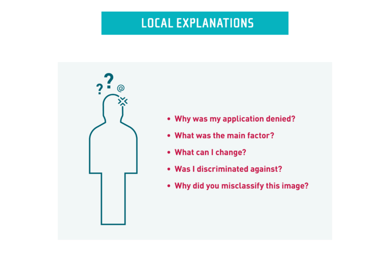 Local explanations